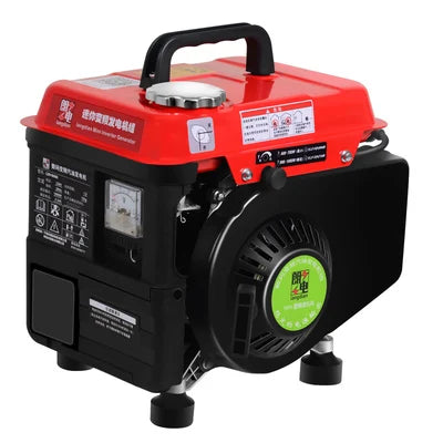 1000w220v digital frequency conversion single phase portable mini low noise household gasoline generator/emergency power supply.