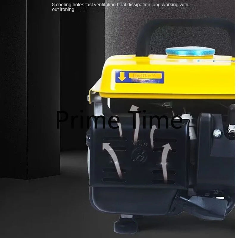 220V 650W Small Noise Gasoline Generator Portable Household Micro Two-Stroke Single Phase Gasoline Generator