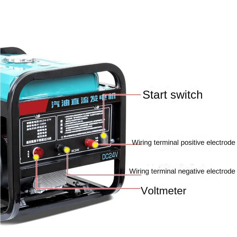 3000W volt parking air conditioner gasoline generator small silent DC truck frequency conversion self start stop diesel vehicle