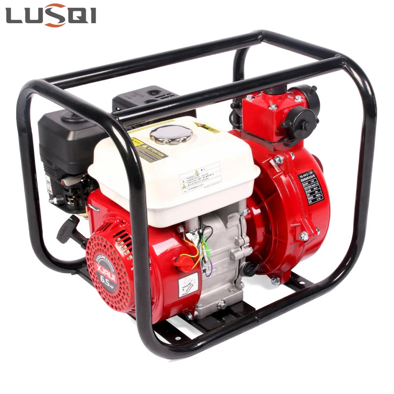 LUSQI Gasoline Engine Water Pump 170F high pressure 7.0/HP single cylinder 210cc 3.6L 15W-40 water pump gasoline 2 inch