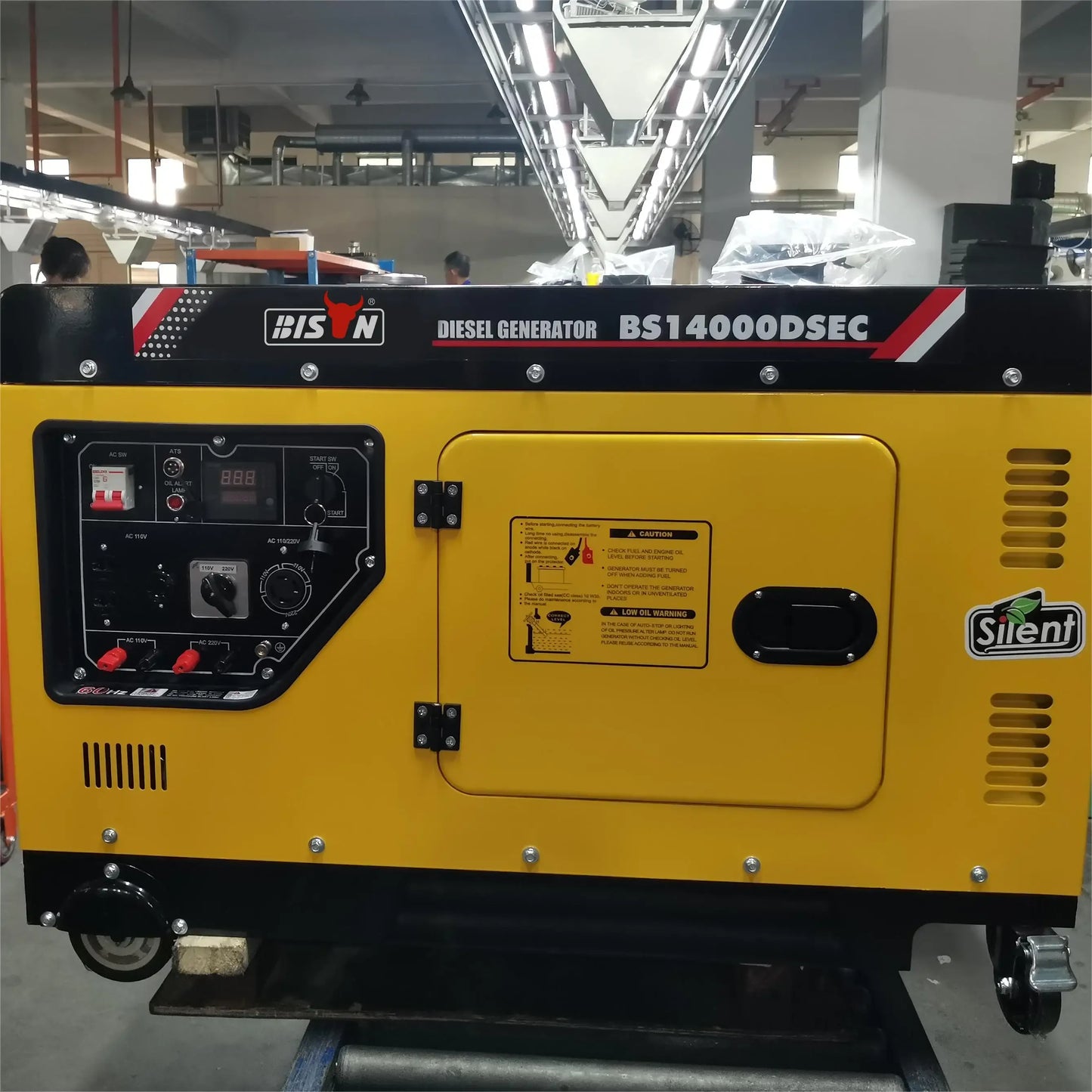 Standby Backup Air-Cooled Vertical Silent Type 7Kw 8Kw 9Kw 10Kw Power Electric Diesel Generator