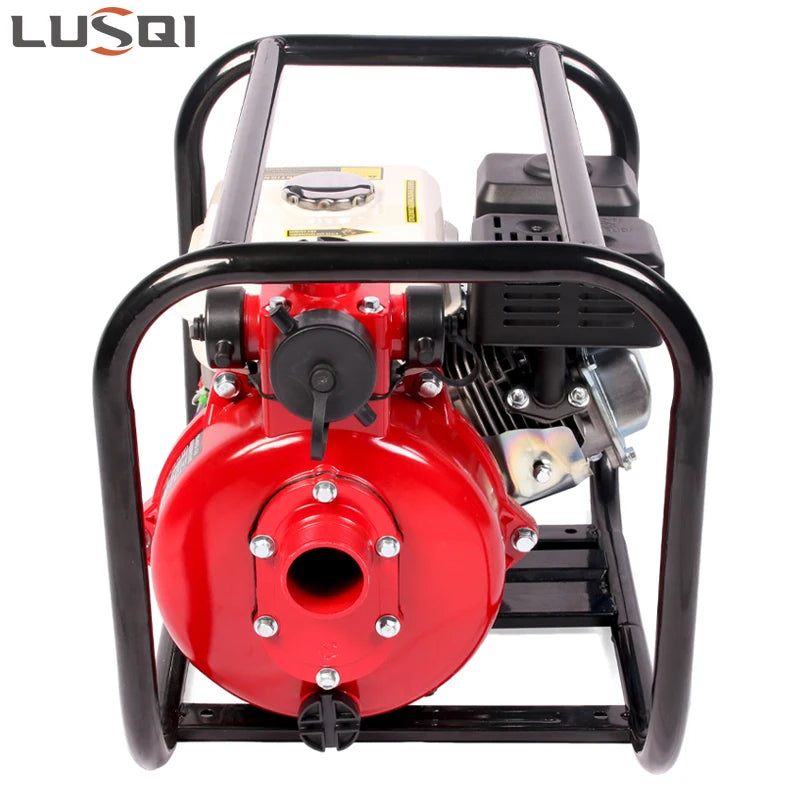 LUSQI Gasoline Engine Water Pump 170F high pressure 7.0/HP single cylinder 210cc 3.6L 15W-40 water pump gasoline 2 inch