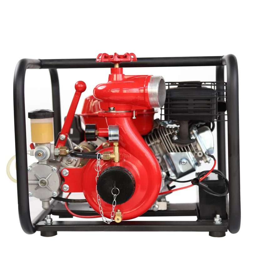 quality safety equipment 9hp portable petrol fire fighting gasoline water pump